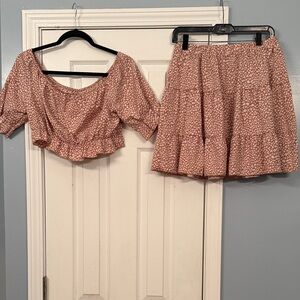 ❤️5/$25 SHEIN Skirt Set - sz 0XL